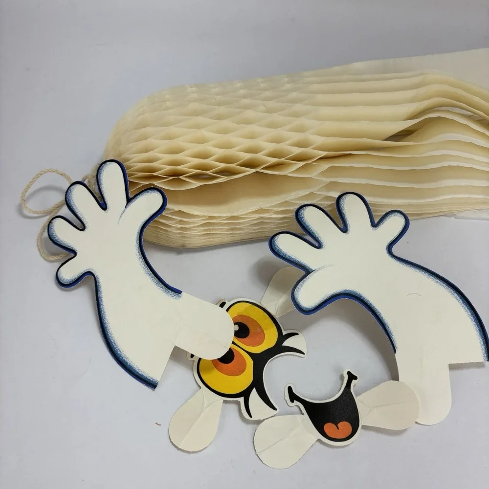 VTG Halloween Hallmark Honeycomb Gulliver Ghost 1986 Decoration 21